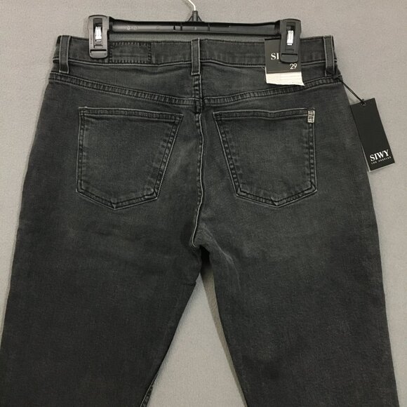 NWT Siwy Jean Womens Skinny Slim Fit Size 29 Giavanna Dace with Wolves Black - Picture 8 of 14